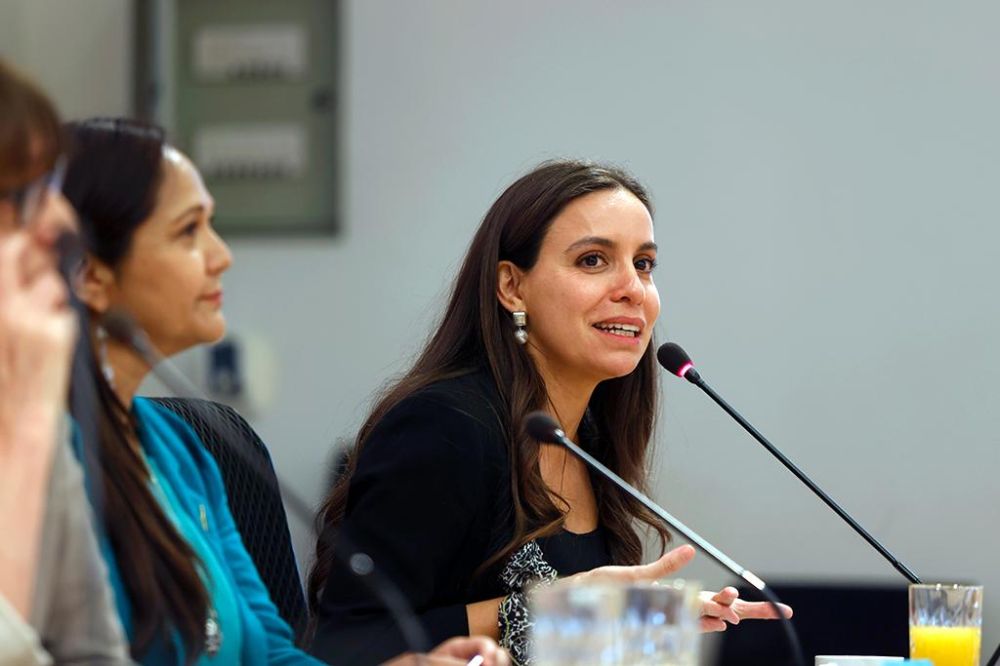 En la imagen podemos ver a la subdirectora del TOHDCH, Valentina Rosas. 